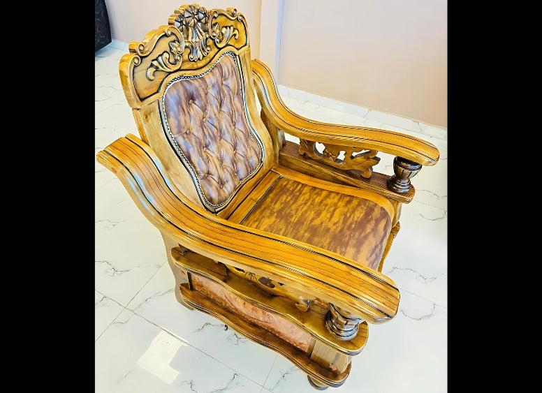 Turkish Ornate Royal Wooden Sofa Set