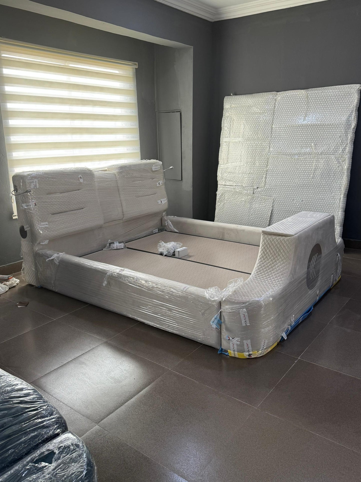 The Luna Wingback Bed Frame