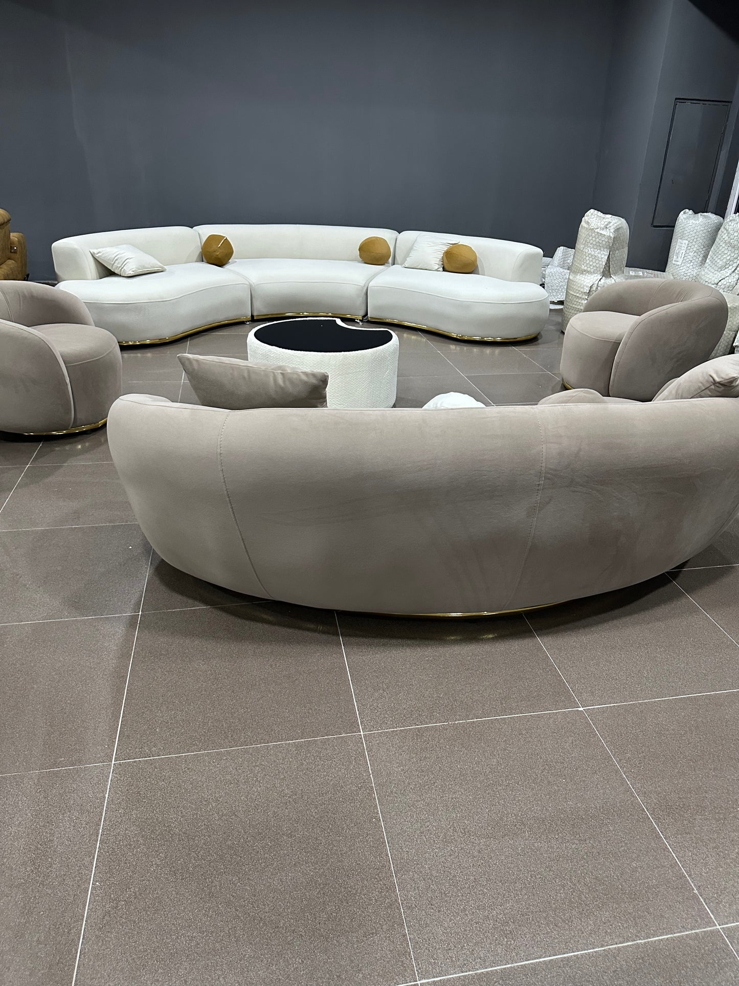 The Orbiter Curvilinear Sofa