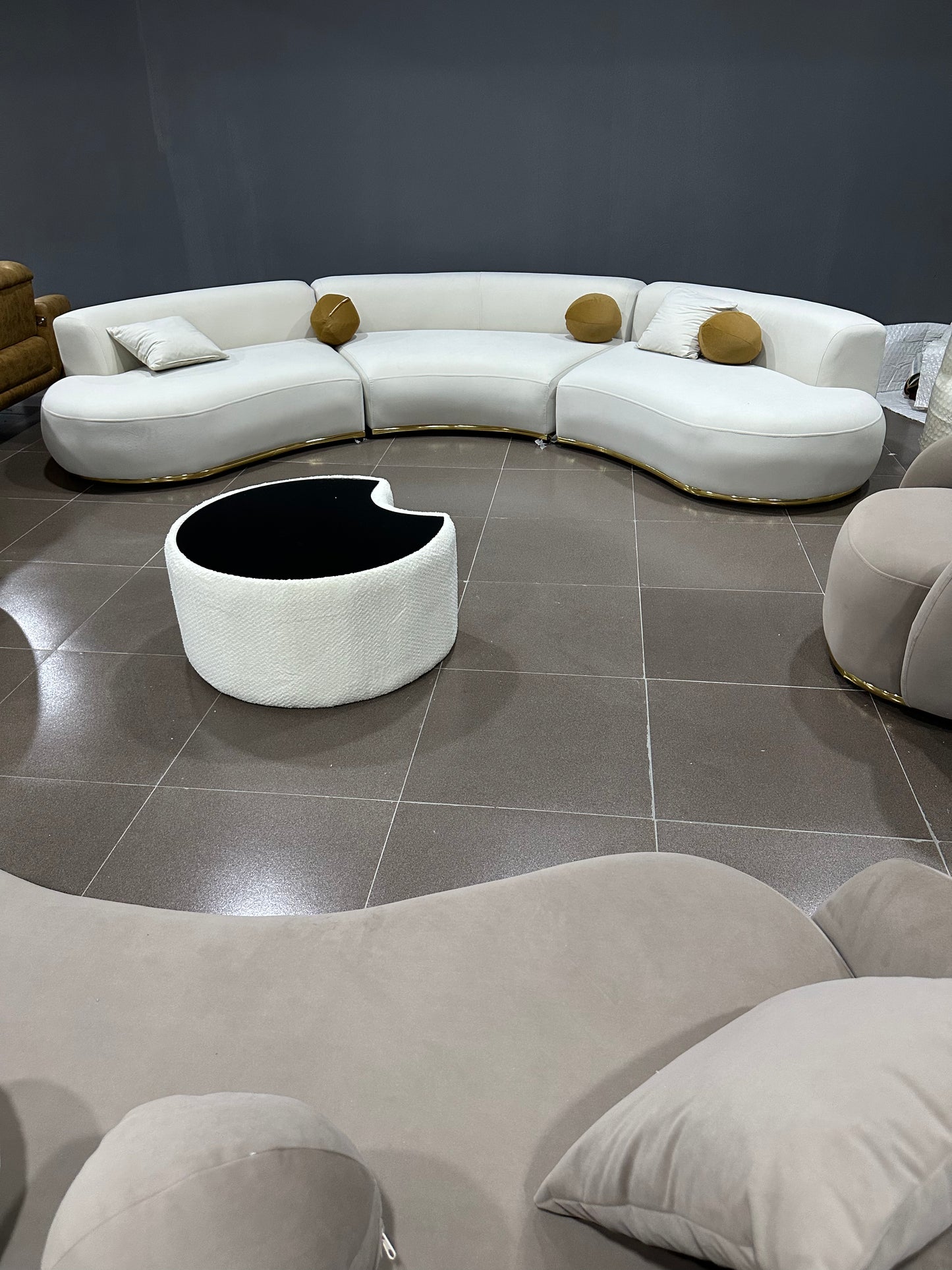 The Orbiter Curvilinear Sofa